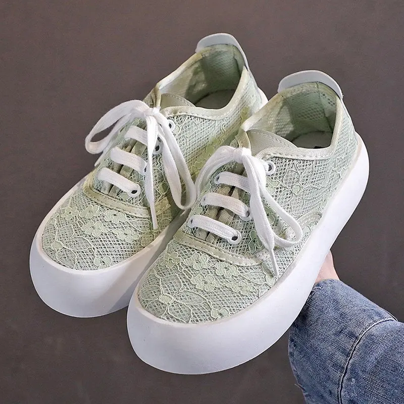 NiceWomen Lace Summer Shoes Mesh Breathable Ladies Shoes Inside Heightening Femme Shoes Comfortable Cute Style Women Shoes 35-40
NiceWomen Lace Summer Shoes Mesh Breathable Ladies Shoes Inside Heightening Femme Shoes Comfortable Cute Style Women Shoes 35-40