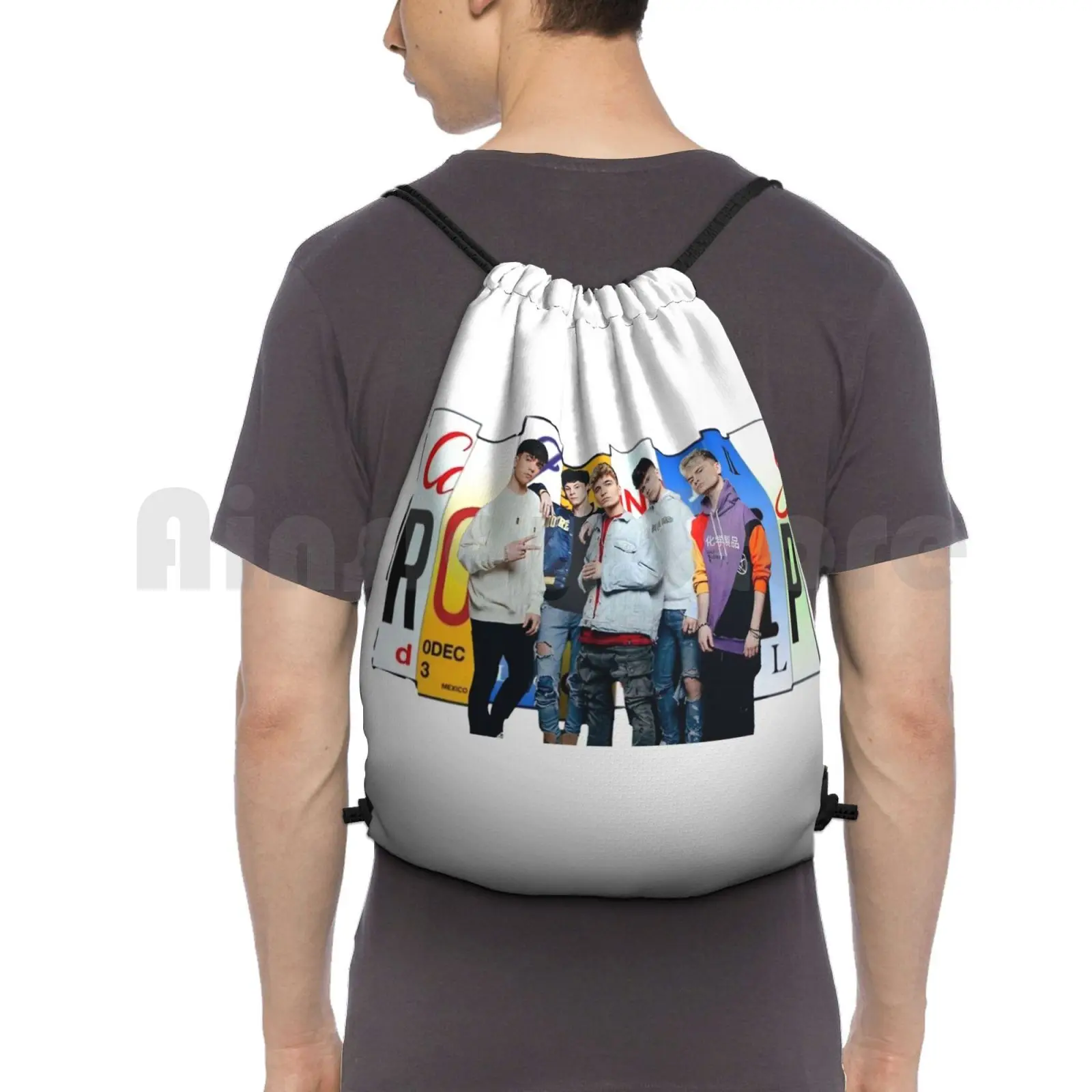 Roadtriptv Подушка рюкзак на шнурке сумка для верховой езды альпинизма тренажерный