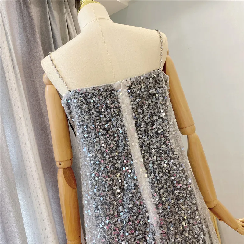 Summer Dress New Fashion 2021 Women's Big Bow Scxy Club Sleeveless Chains Spaghetti Strap Spliced Sequined Loose Mini Dress
Summer Dress New Fashion 2021 Women's Big Bow Scxy Club Sleeveless Chains Spaghetti Strap Spliced Sequined Loose Mini Dress
