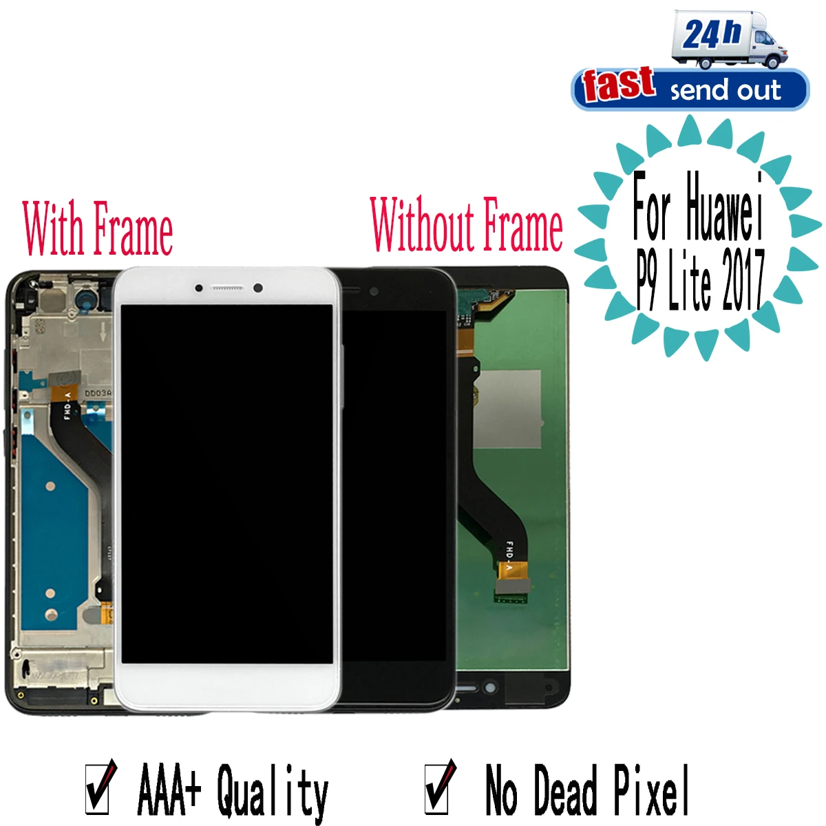 5.2" P9lite2017 LCD For Huawei P9 Lite 2017 LCD Display Touch Screen Digitizer Assembly Replacement with Frame For P9Lite 2017
5.2" P9lite2017 LCD For Huawei P9 Lite 2017 LCD Display Touch Screen Digitizer Assembly Replacement with Frame For P9Lite 2017