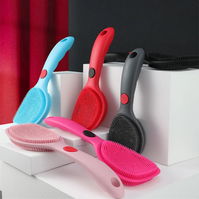 1Pc New Silicone Pot Cleaning Brush Long Handle Dish Pan Brush Cleaner Dish Washing Brush Kitchen Accessories Tools Supplies
1Pc New Silicone Pot Cleaning Brush Long Handle Dish Pan Brush Cleaner Dish Washing Brush Kitchen Accessories Tools Supplies