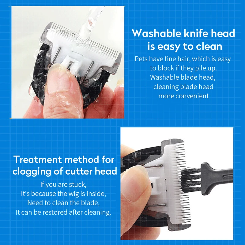 Professional Dog Hair Clippers Pet Hair Trimmer Cat Dog Grooming Tool Rechargeable Low-noise Animal Hair Cutter Machine Sets
Professional Dog Hair Clippers Pet Hair Trimmer Cat Dog Grooming Tool Rechargeable Low-noise Animal Hair Cutter Machine Sets