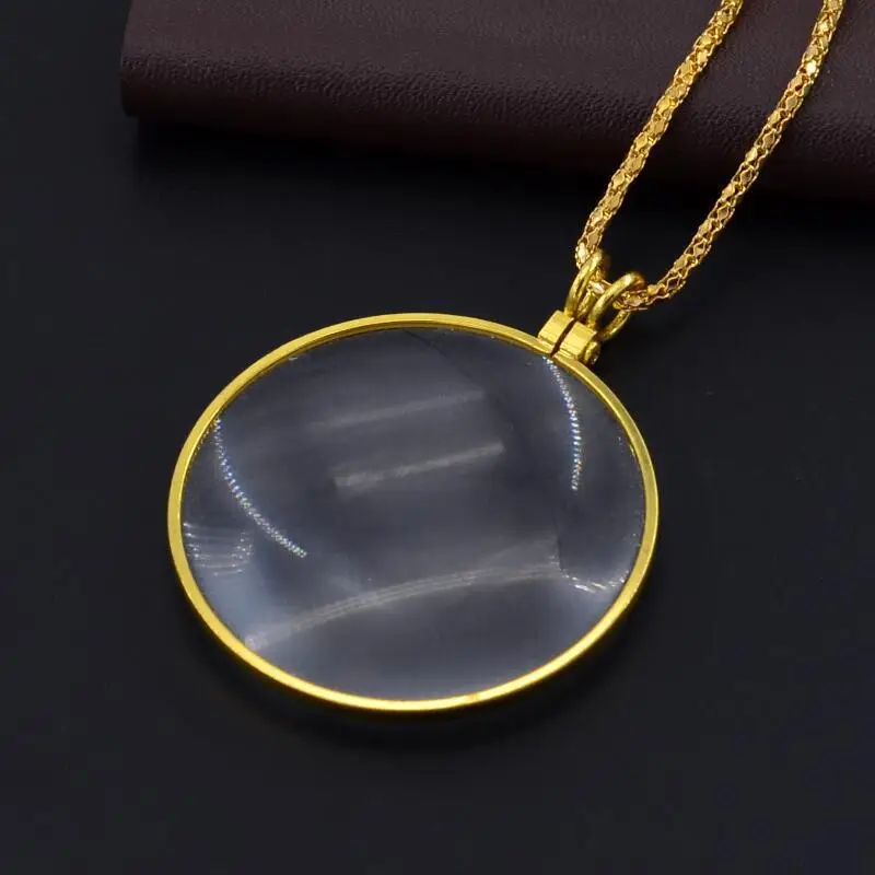 SNCSDK 2020 Retro round magnifying glass Men's Women's necklace reading newspaper hanging pendant all-match fashion jewelry
SNCSDK 2020 Retro round magnifying glass Men's Women's necklace reading newspaper hanging pendant all-match fashion jewelry