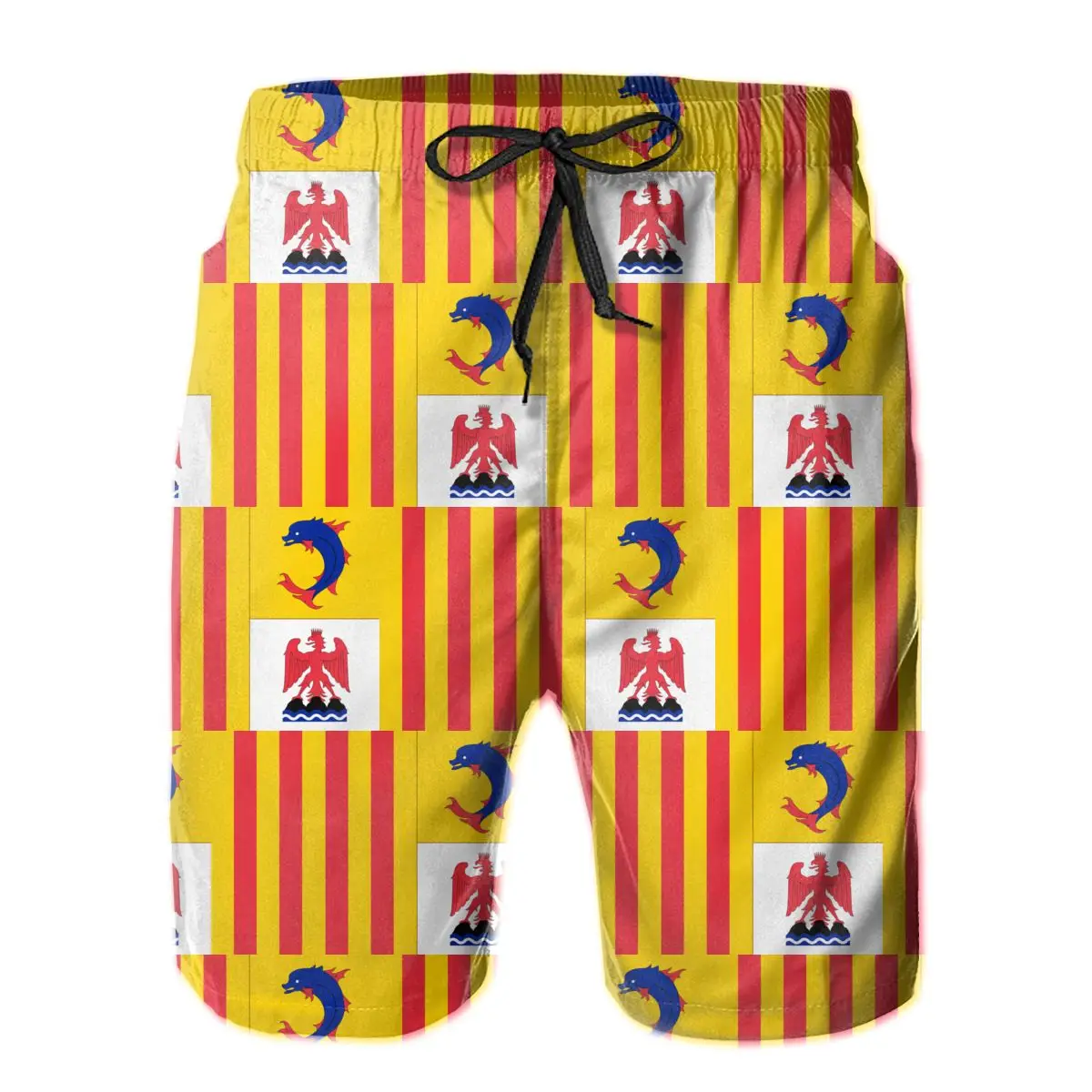 Beach Breathable Quick Dry Geek Flags of the regions of France running Flag Of Provence-Alpes-Côte D'Azur Hawaii Pants
Beach Breathable Quick Dry Geek Flags of the regions of France running Flag Of Provence-Alpes-Côte D'Azur Hawaii Pants