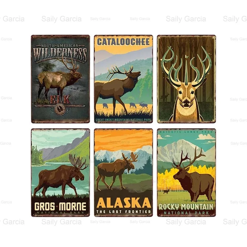 Wildlife Deer Tin Signs Retro Forest Metal Plaque Poster Iron Painting Wall Art Sticker Decor for Club Garage Bar Coffee Shop
Wildlife Deer Tin Signs Retro Forest Metal Plaque Poster Iron Painting Wall Art Sticker Decor for Club Garage Bar Coffee Shop