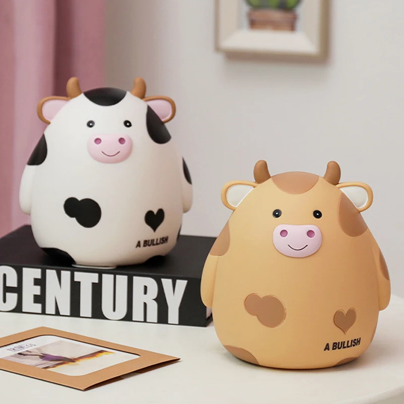 Cartoon Cute Cows Shaped piggy bank Money box Large savings box Savings box for coins for notes alcancia birthday Easter gift
Cartoon Cute Cows Shaped piggy bank Money box Large savings box Savings box for coins for notes alcancia birthday Easter gift
