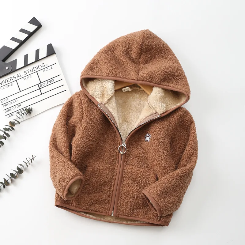Children Autumn Winter Cute Fleece Outdoor Jacket Boys Girls Hooded Warm Top Kids Clothes
Children Autumn Winter Cute Fleece Outdoor Jacket Boys Girls Hooded Warm Top Kids Clothes
