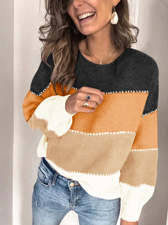 2020 Winter Clothing Base Sweater Women New Splicing Sweater Warm Thick Oversized Pullover Fasion
2020 Winter Clothing Base Sweater Women New Splicing Sweater Warm Thick Oversized Pullover Fasion