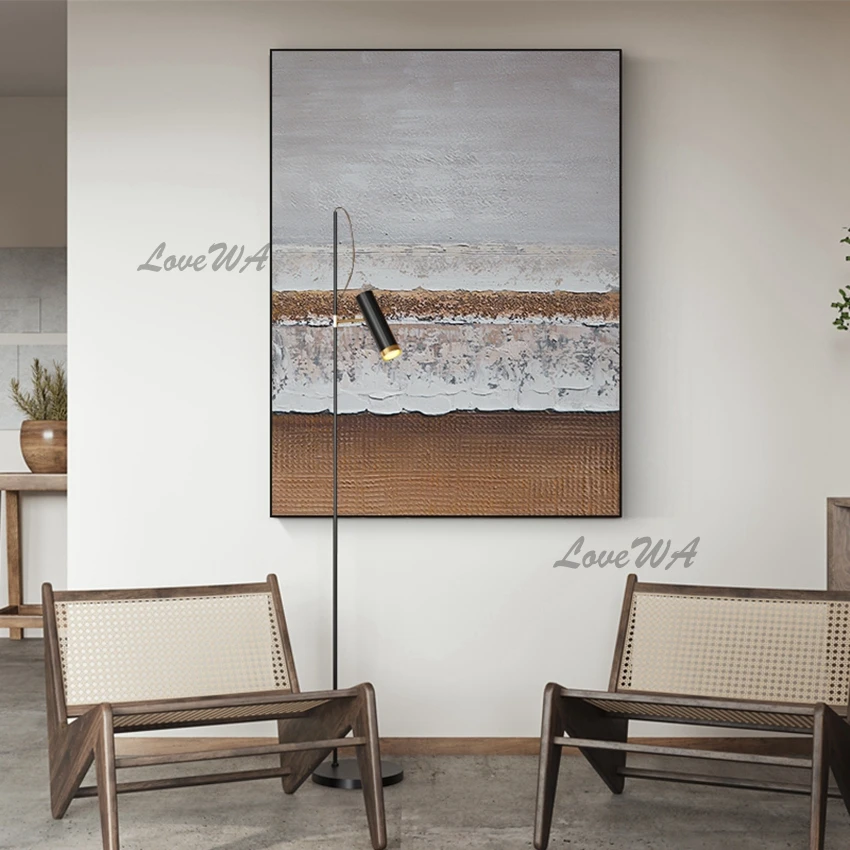 Абстрактная живопись ручной работы, стильные настенные подвески, Простой нож в палитре, Безрамная картина для украшения дома
Абстрактная живопись ручной работы, стильные настенные подвески, Простой нож в палитре, Безрамная картина для украшения дома