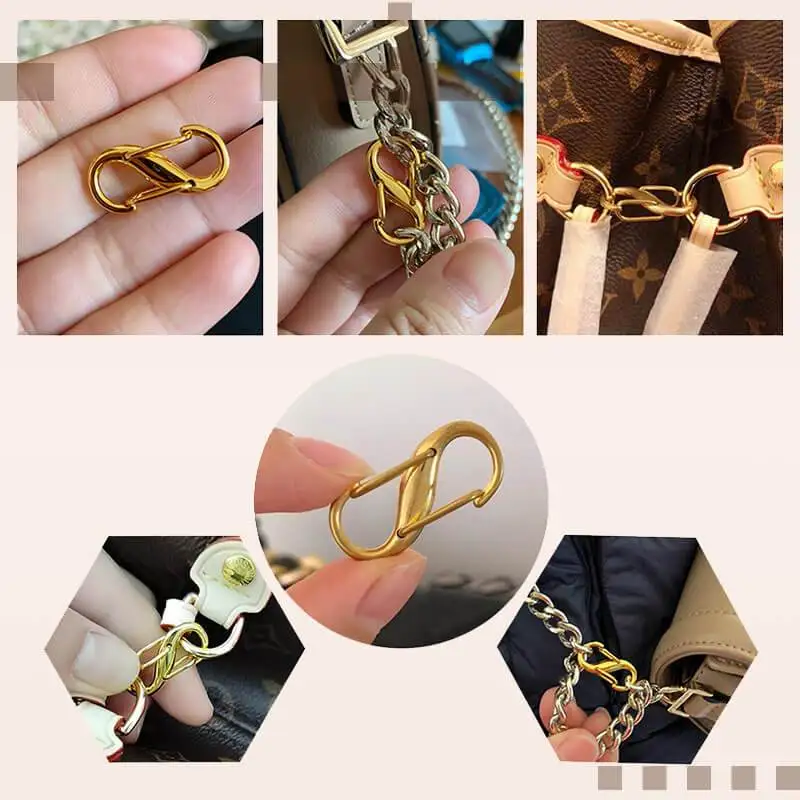 12Pcs/set Adjustable Metal Buckles for Chain Strap Bag Shorten Shoulder Crossbody Bags 4 Colors Hardware Accessories Wholesale
12Pcs/set Adjustable Metal Buckles for Chain Strap Bag Shorten Shoulder Crossbody Bags 4 Colors Hardware Accessories Wholesale