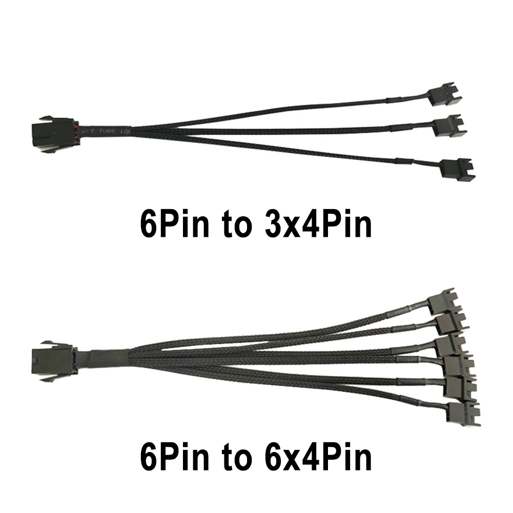 Кабель для охлаждения компьютера, кабель питания 6 PIN to 3x 4PIN/6x4PIN 12V, компьютерный удлинитель, аксессуары
Кабель для охлаждения компьютера, кабель питания 6 PIN to 3x 4PIN/6x4PIN 12V, компьютерный удлинитель, аксессуары