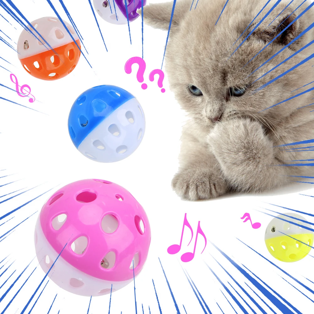 Cat Training Toys Plastic Cat Toy Ball Playing Chew Rattle Scratch Plastic Ball Interactive with Bell Ring Pet Cat Supply
Cat Training Toys Plastic Cat Toy Ball Playing Chew Rattle Scratch Plastic Ball Interactive with Bell Ring Pet Cat Supply