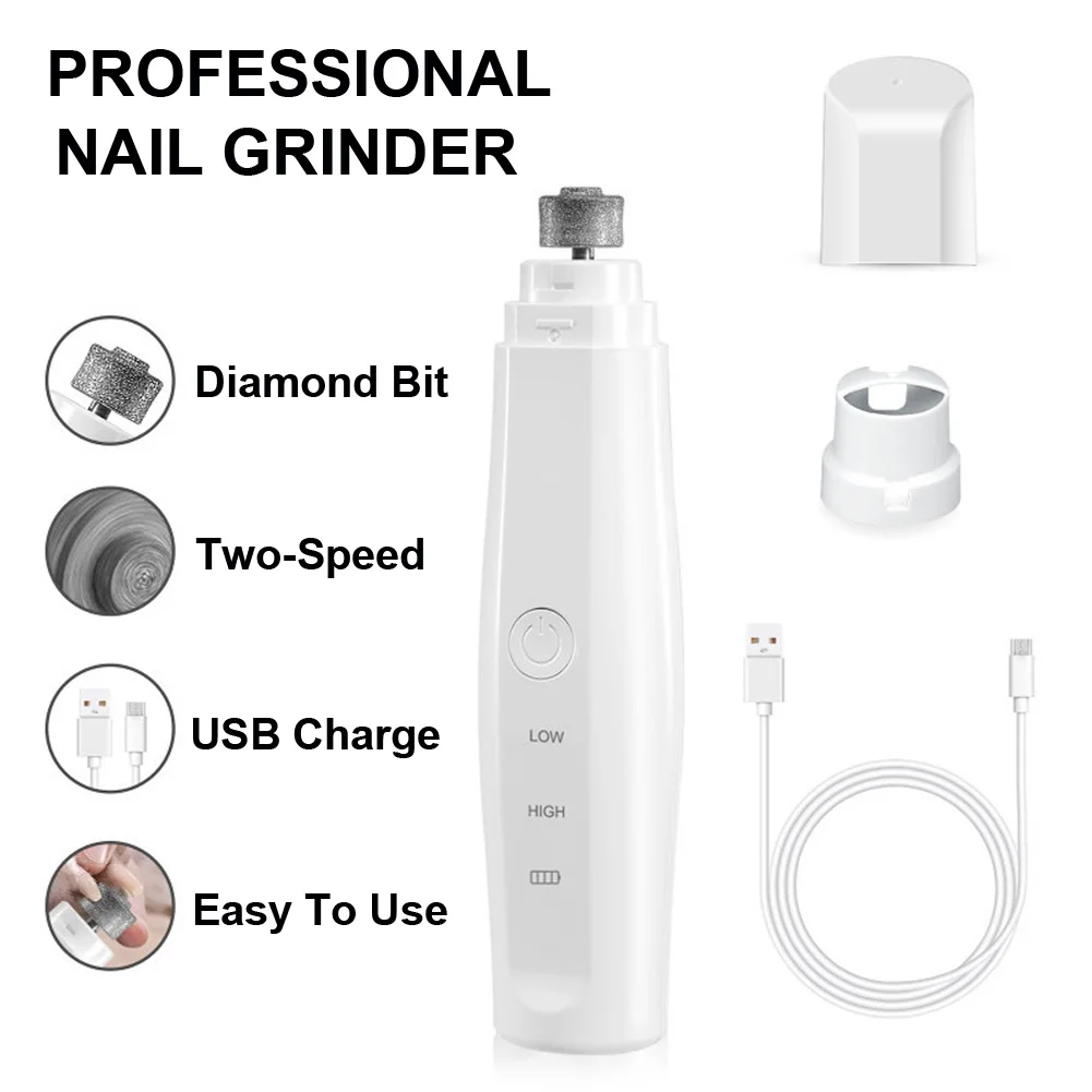 Electric Dog Nail Grinder Portable USB Rechargeable Pet Paw Painless Grooming Trimming For Small Medium Large Dogs
Electric Dog Nail Grinder Portable USB Rechargeable Pet Paw Painless Grooming Trimming For Small Medium Large Dogs