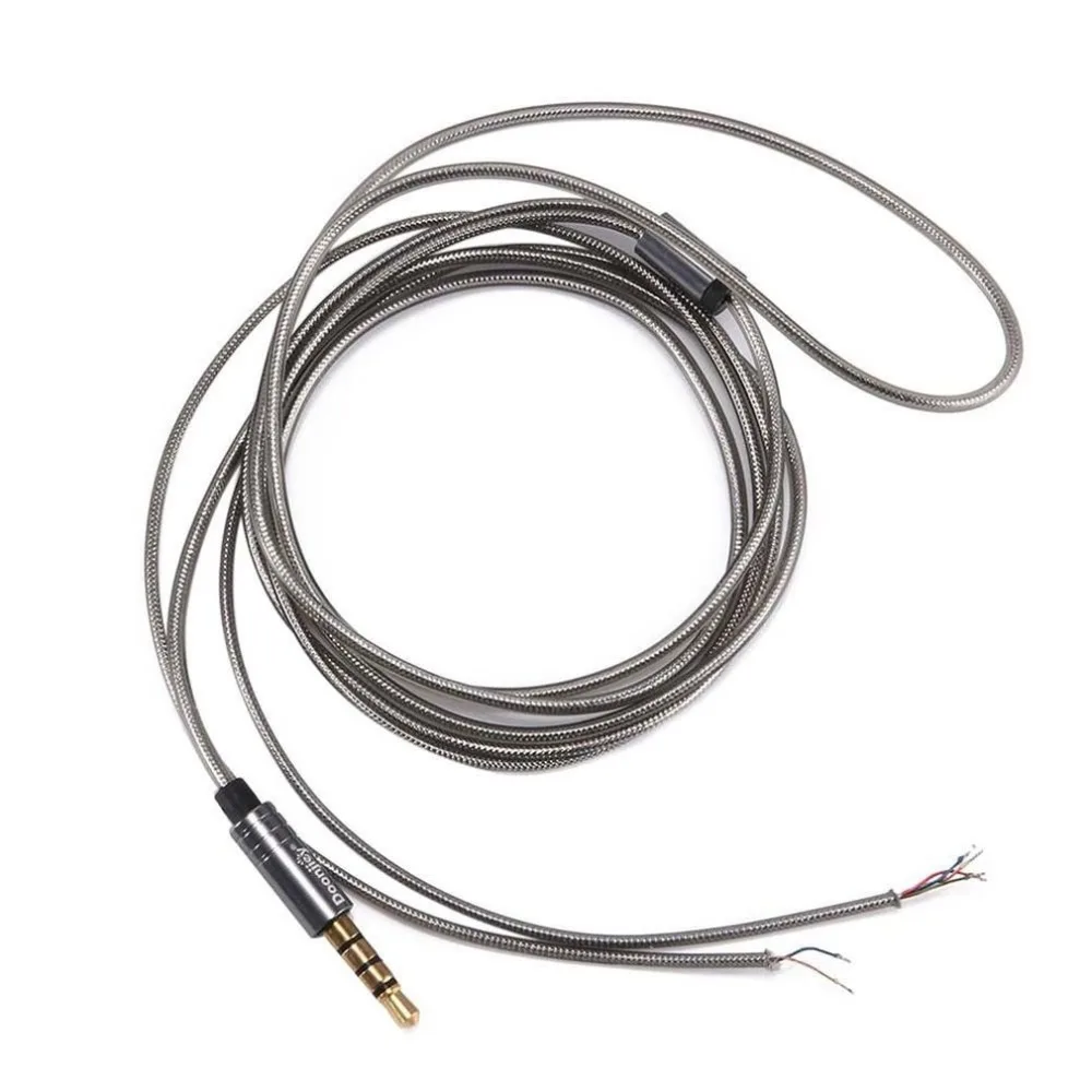 1.5M HIFI Earphone Cable Repair 3.5mm Jack Earphone Headphone Audio Cable Repair Replacement Cord Wire Earphone Cable 4pole plug
1.5M HIFI Earphone Cable Repair 3.5mm Jack Earphone Headphone Audio Cable Repair Replacement Cord Wire Earphone Cable 4pole plug