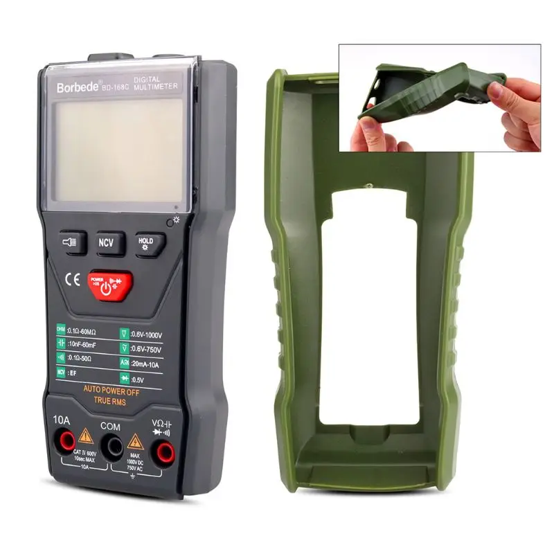 Digital Multimeter Portable Auto-ranging Smart AC/DC Ammeter Voltmeter Meter 
Digital Multimeter Portable Auto-ranging Smart AC/DC Ammeter Voltmeter Meter