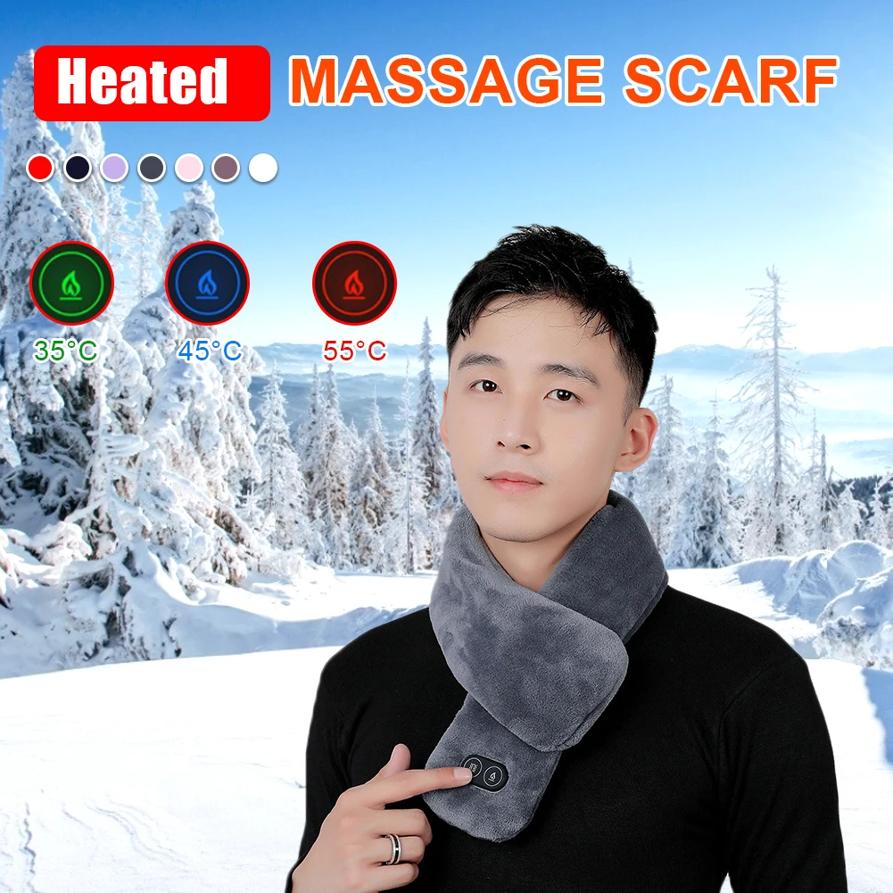 31.5*3.94in USB Heated Men And Women Winter Scarf Shawl Foreign Trade Smart Waterproof Solid Color Vibration Massage Scarf
31.5*3.94in USB Heated Men And Women Winter Scarf Shawl Foreign Trade Smart Waterproof Solid Color Vibration Massage Scarf