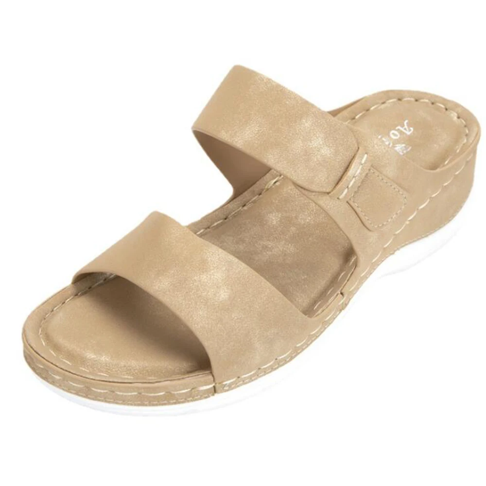 Summer Women's Shoes Solid Color Anti-Slip Wedges Slippers Female Flip Flops Ladies Sandals sandalias de las mujeres q244
Summer Women's Shoes Solid Color Anti-Slip Wedges Slippers Female Flip Flops Ladies Sandals sandalias de las mujeres q244