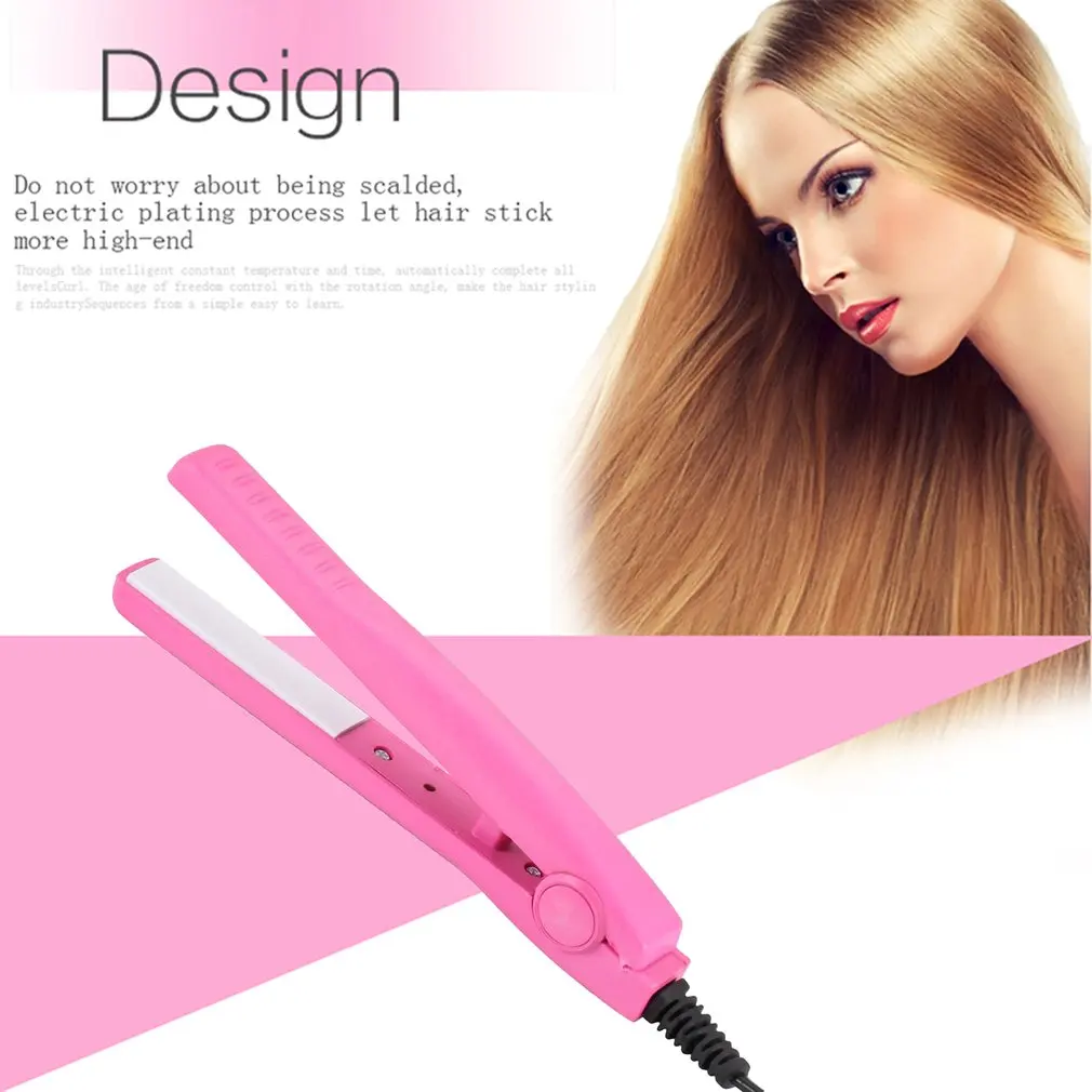 Mini Portable Ceramic Electronic Hair Roll Straighteners Straightening Hairdressing Women Beauty Wet/Dry Straightening Irons 
Mini Portable Ceramic Electronic Hair Roll Straighteners Straightening Hairdressing Women Beauty Wet/Dry Straightening Irons