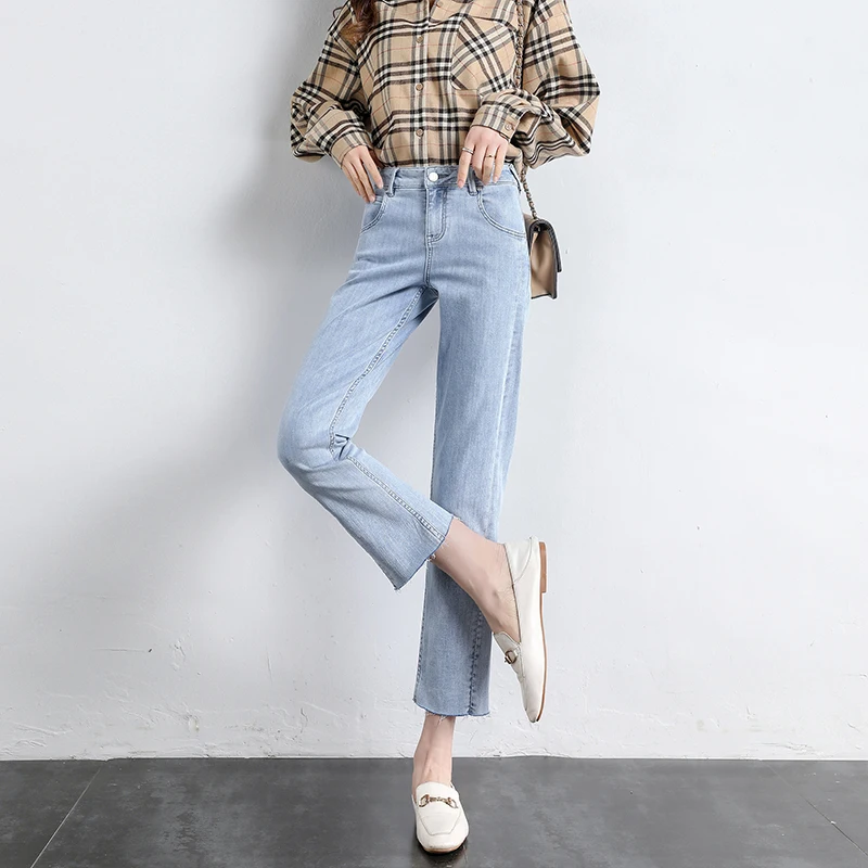Light Blue Jeans Washed Do Old All-Match Denim Pants Spring Summer Low-Rise Pencil Comfortable And Breathable Cotton Pants
Light Blue Jeans Washed Do Old All-Match Denim Pants Spring Summer Low-Rise Pencil Comfortable And Breathable Cotton Pants