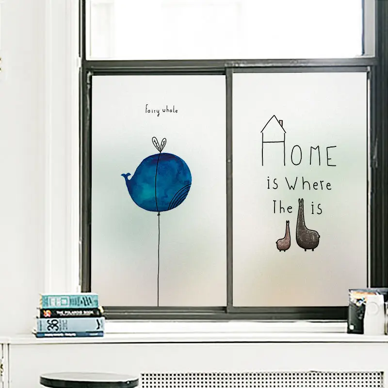 Decorative children's room window stickers toilet privacy balcony shading cartoon frosted glass film
Decorative children's room window stickers toilet privacy balcony shading cartoon frosted glass film