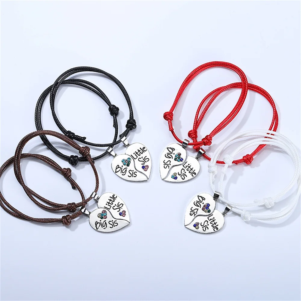 2 Pcs/Set Luxury Best Friends Bracelets For Women Hollow Out Heart Shape Pendant Bangles Bff Forever Party Jewelry Accessories
2 Pcs/Set Luxury Best Friends Bracelets For Women Hollow Out Heart Shape Pendant Bangles Bff Forever Party Jewelry Accessories