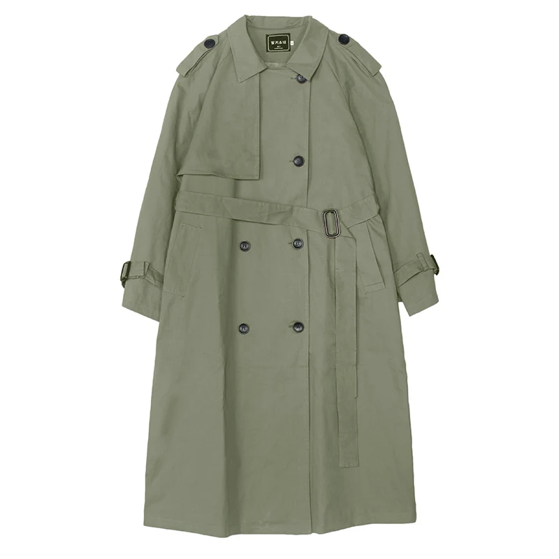England Style Double-Breasted Long Women Trench Coat Belted with Flaps Spring Autumn Lady Windbreaker Duster Coat Female Clothes
England Style Double-Breasted Long Women Trench Coat Belted with Flaps Spring Autumn Lady Windbreaker Duster Coat Female Clothes