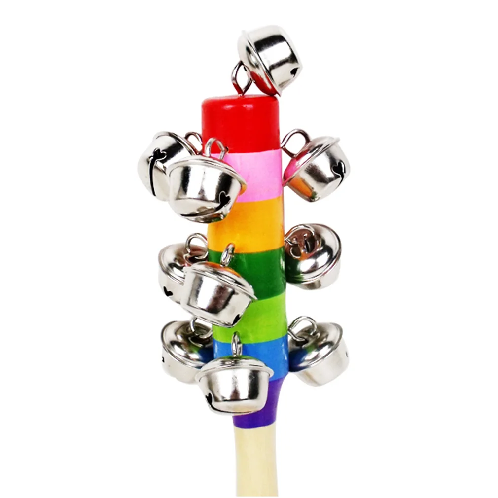 Wooden Baby Rattles Toys Handle Rattles Bells Manual Bed Teether Jingle Bell Toy Newborn Musical Educational Instrument Toys
Wooden Baby Rattles Toys Handle Rattles Bells Manual Bed Teether Jingle Bell Toy Newborn Musical Educational Instrument Toys