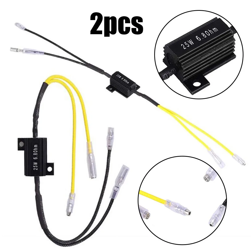 2PCS Load Decoding Resistor Emergency LED Light Repair 25W 6.8Ω LED Load Resistor
2PCS Load Decoding Resistor Emergency LED Light Repair 25W 6.8Ω LED Load Resistor