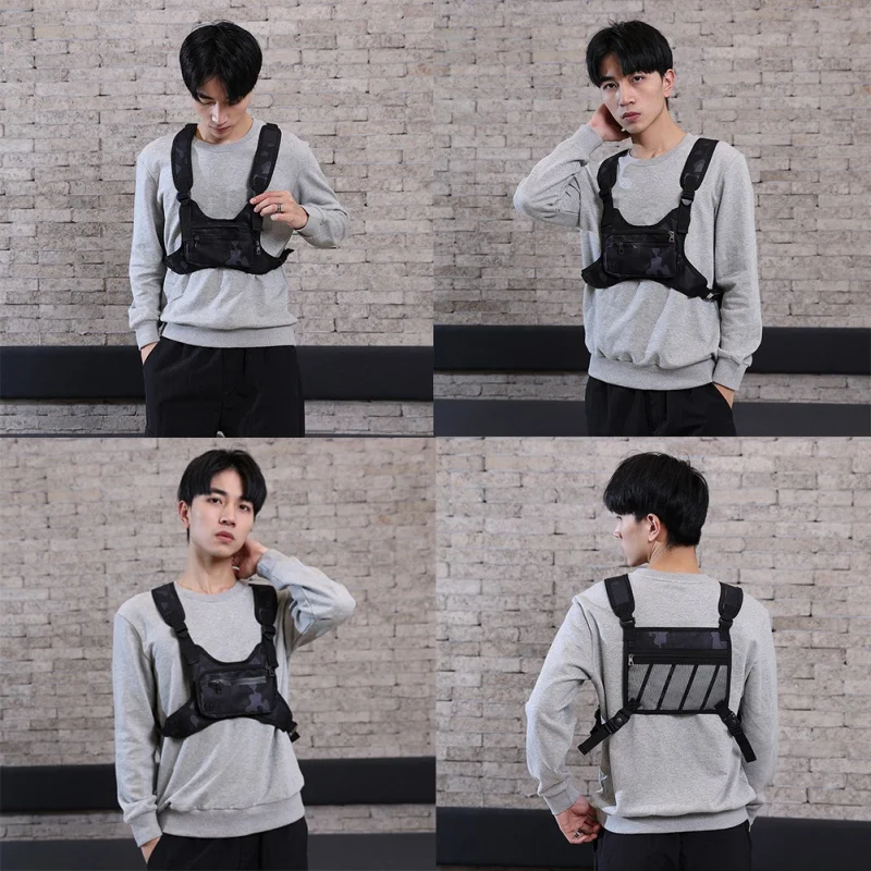 Fashion Chest Bag Tactical Waist Bag Hip Hop Mobile Phone Bags Outdoor Running Chest Rig Bag Pack Casual Hiking Bag
Fashion Chest Bag Tactical Waist Bag Hip Hop Mobile Phone Bags Outdoor Running Chest Rig Bag Pack Casual Hiking Bag