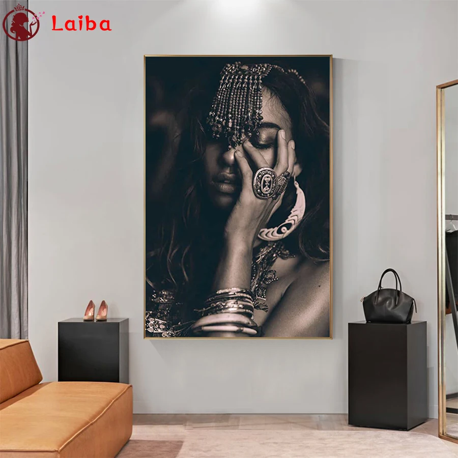 3d diamond embroidery Sexy black african woman with jewelry Diy full diamond painting stitch cross mosaic picture home art
3d diamond embroidery Sexy black african woman with jewelry Diy full diamond painting stitch cross mosaic picture home art