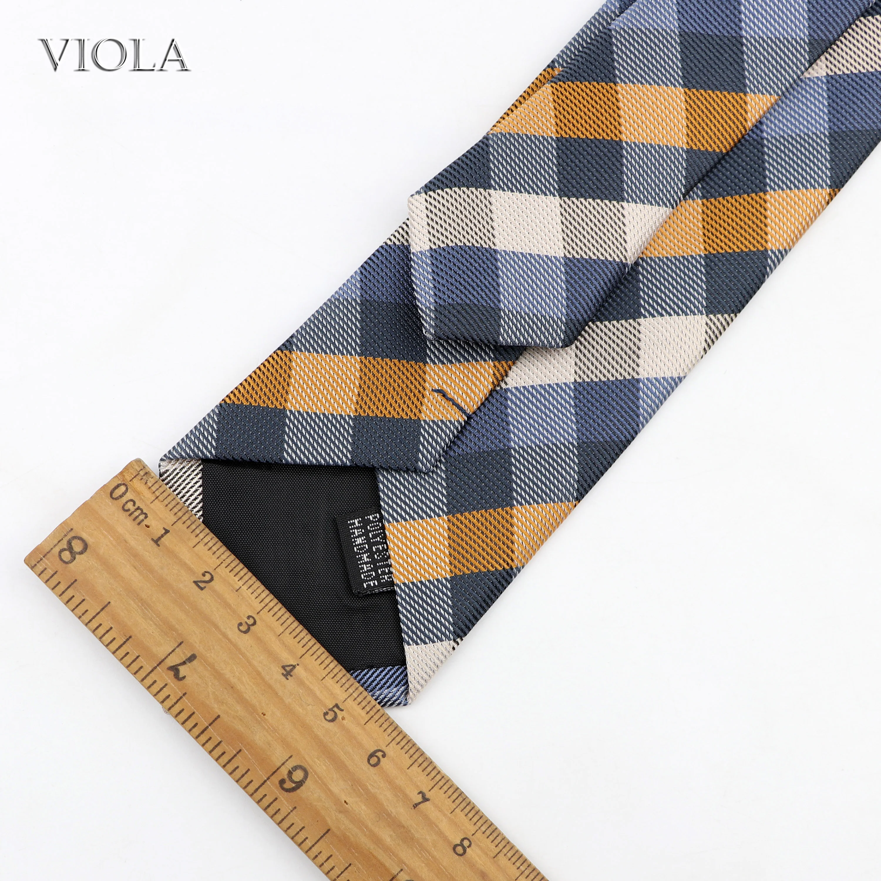 Classic Jacquard Plaid Striped Necktie 6cm Polyester Blue Male Slim Tie Skinny Tuxedo Suit Shirt Cravat Gift For Men Accessory | Аксессуары