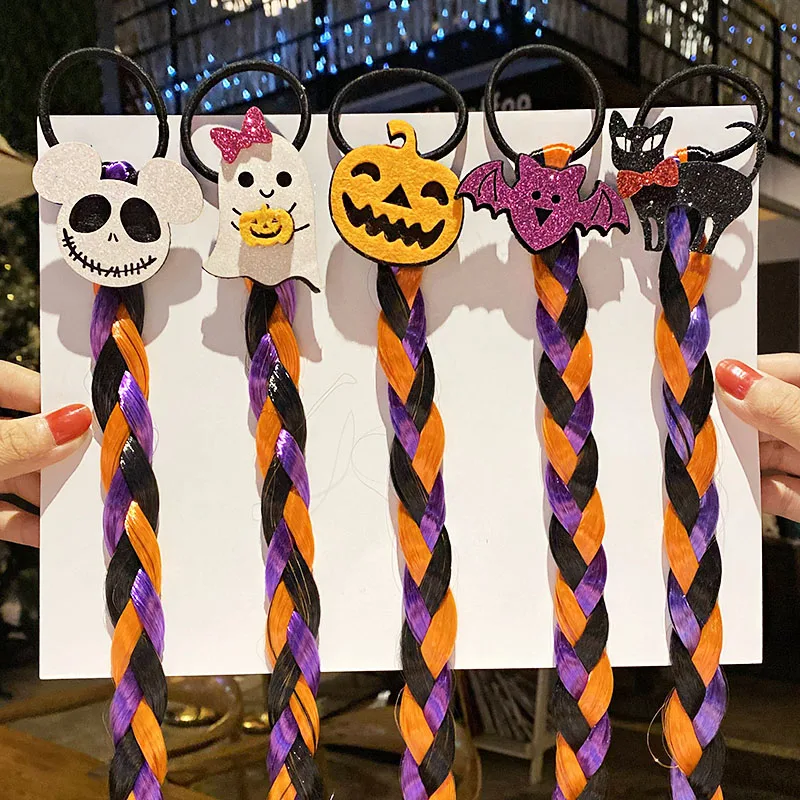 2020 New Girls Cute Halloween Ghost Braid Hair Ornament Headband Children Scrunchie Rubber Band Kids Fashion Hair Accessories
2020 New Girls Cute Halloween Ghost Braid Hair Ornament Headband Children Scrunchie Rubber Band Kids Fashion Hair Accessories