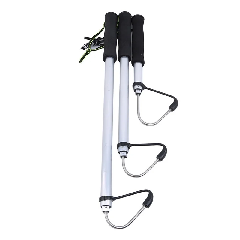 Telescopic Retractable Fish Gaff Stainless Ice Sea Fishing Spear Hook Tackle 60CM For All Kinds Of Heavyweight Fish Active
Telescopic Retractable Fish Gaff Stainless Ice Sea Fishing Spear Hook Tackle 60CM For All Kinds Of Heavyweight Fish Active