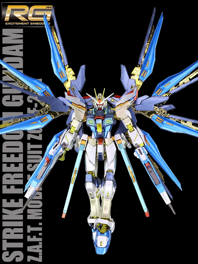 BANDAI Metal Coloring RG14 1/100 Strike Freedom Gundam Gundam Model New Year Gift
BANDAI Metal Coloring RG14 1/100 Strike Freedom Gundam Gundam Model New Year Gift