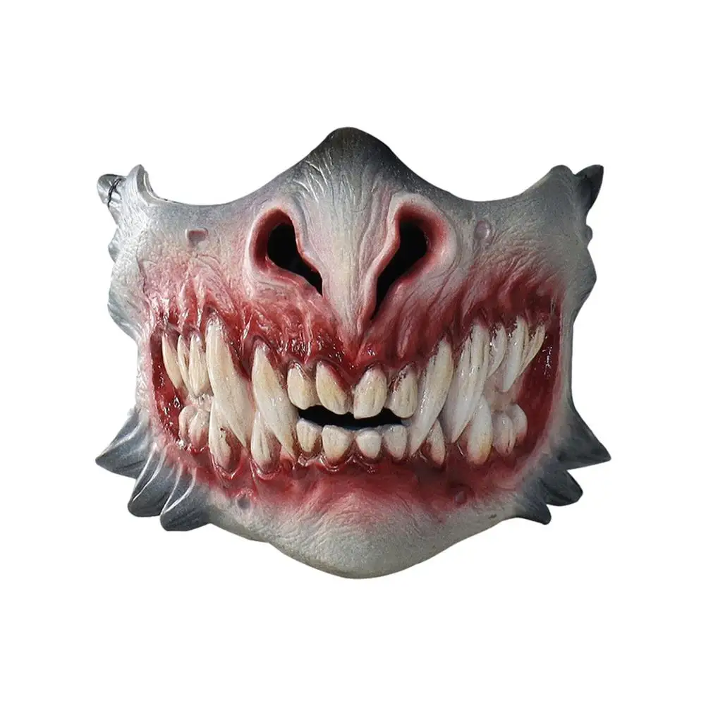 Adult Party Mask Latex Tooth Horror Cosplay Half Face Scary Funny Mask Masquerade Halloween Party Decoration
Adult Party Mask Latex Tooth Horror Cosplay Half Face Scary Funny Mask Masquerade Halloween Party Decoration