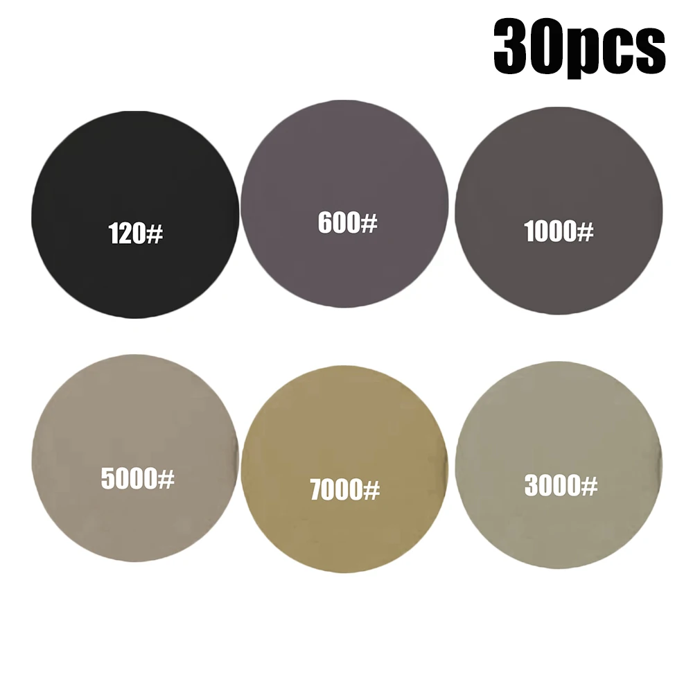 30PCS 3-inch Hook-and-loop Wet Dry Sandpaper Sanding Disc, Used For Polishing And Grinding 75mm Disc Water Sandpaper
30PCS 3-inch Hook-and-loop Wet Dry Sandpaper Sanding Disc, Used For Polishing And Grinding 75mm Disc Water Sandpaper