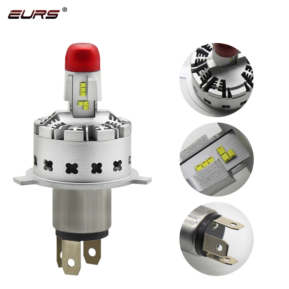 EURS LED bulbs Car Headlights Bulb H4 led 55W 12000LM Plug-N-Play Auto headlamp 6000K Fog lamp
EURS LED bulbs Car Headlights Bulb H4 led 55W 12000LM Plug-N-Play Auto headlamp 6000K Fog lamp
