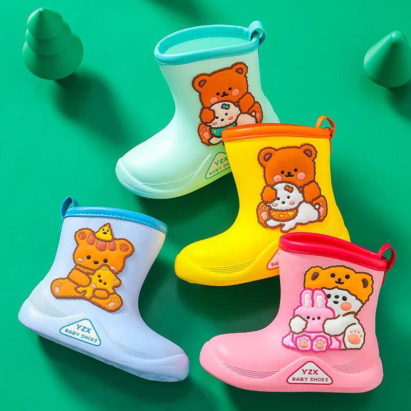 2021 Yellow Rain Boots Toddler Water Shoes for Baby Girl Pink Green Blue Waterproof Outdoor Beach Shoes Kids Rubber Boots E10241
2021 Yellow Rain Boots Toddler Water Shoes for Baby Girl Pink Green Blue Waterproof Outdoor Beach Shoes Kids Rubber Boots E10241