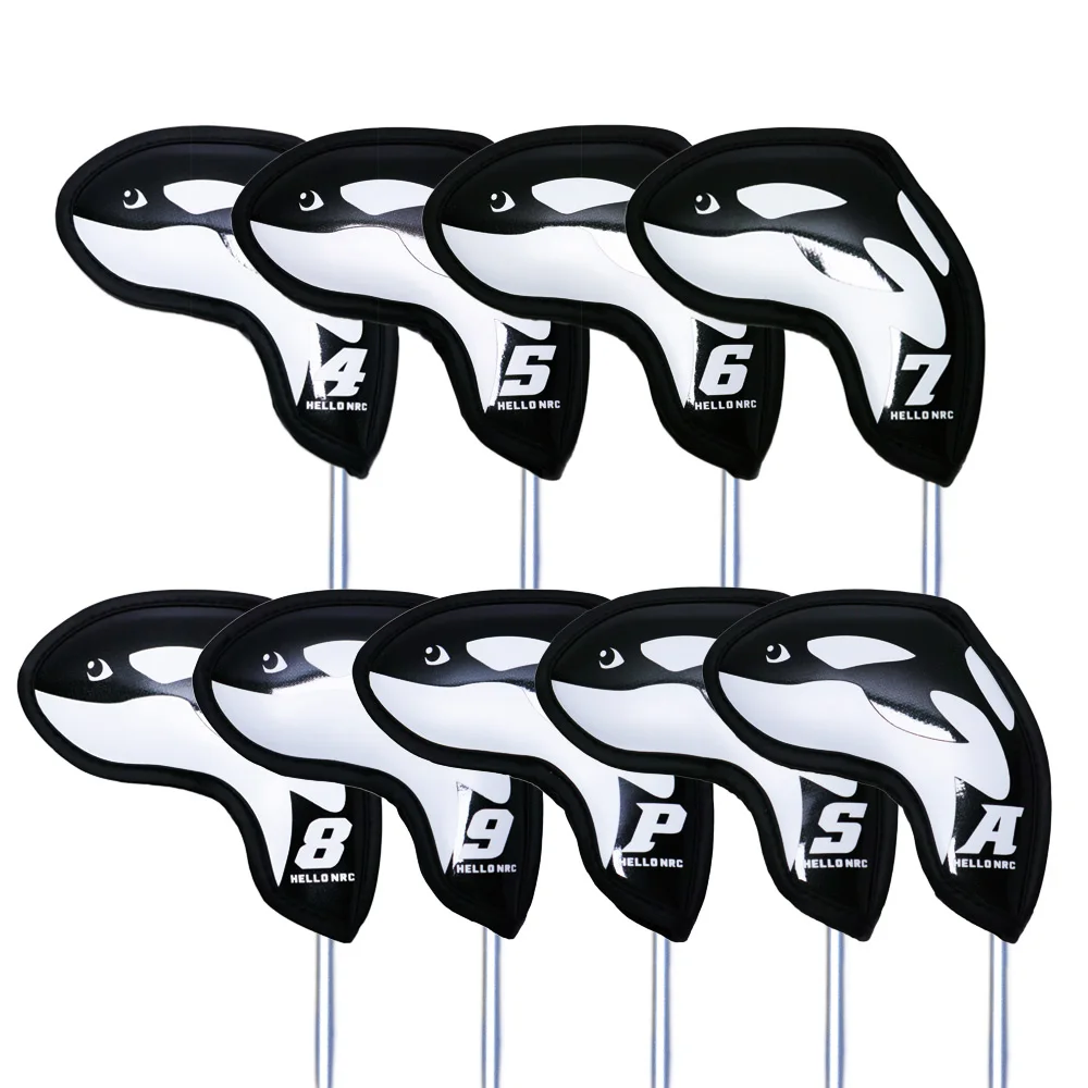 9 Pcs/Set Golf Iron Cover Killer Whale PU Leather Golf Iron Headcover Waterproof Magic Tape Golf Iron Set Drop Ship
9 Pcs/Set Golf Iron Cover Killer Whale PU Leather Golf Iron Headcover Waterproof Magic Tape Golf Iron Set Drop Ship