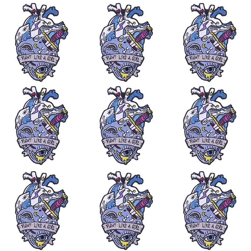 Термоклейкие нашивки с вышивкой в виде сердца для одежды
Термоклейкие нашивки с вышивкой в виде сердца для одежды