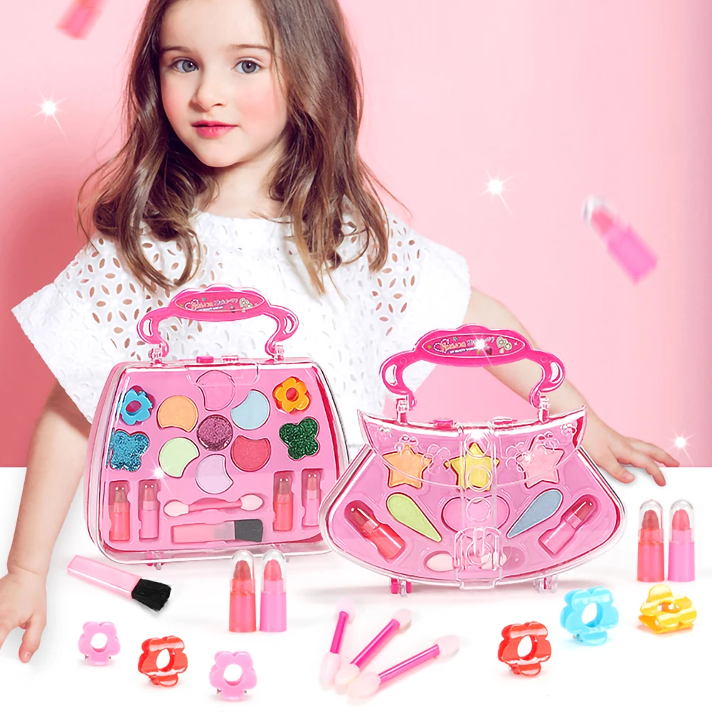 Baby Girls Make Up Set Toys Pretend Play Non-Toxic Cosmetic Bag Beauty Hair Salon Toy Makeup Tool Kit Children Pretend Play Toys
Baby Girls Make Up Set Toys Pretend Play Non-Toxic Cosmetic Bag Beauty Hair Salon Toy Makeup Tool Kit Children Pretend Play Toys