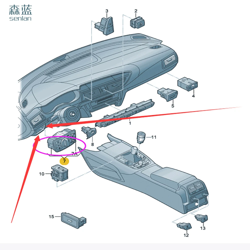 4g0 941 531 e Headlamp Switch For Audi A6l C7 Headlamp Switch Automobile Switch 4g0 941 531e 4g0941531e
4g0 941 531 e Headlamp Switch For Audi A6l C7 Headlamp Switch Automobile Switch 4g0 941 531e 4g0941531e