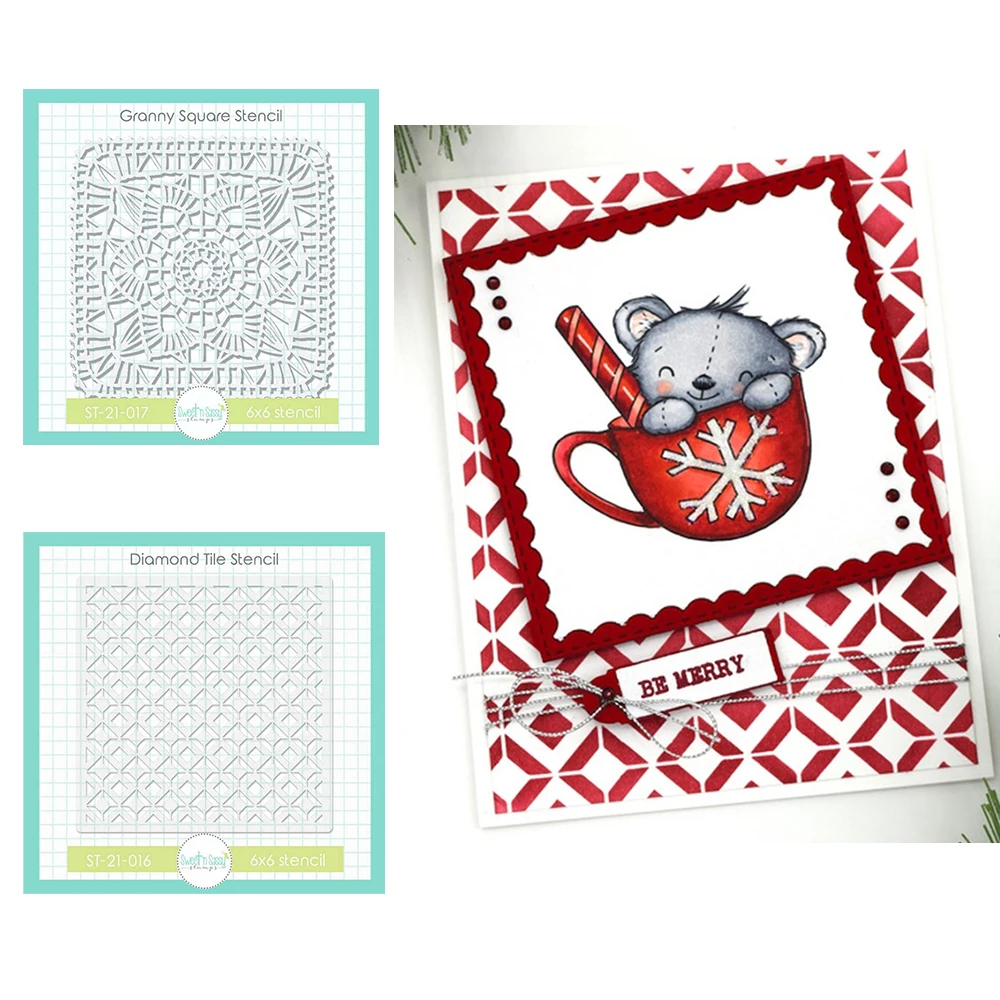 2022 Granny Square Diamond Tile Stencil Diy Layered Stencil Painting Scrapbook Coloring Decoration Embossing Craft Diy Card Mold
2022 Granny Square Diamond Tile Stencil Diy Layered Stencil Painting Scrapbook Coloring Decoration Embossing Craft Diy Card Mold