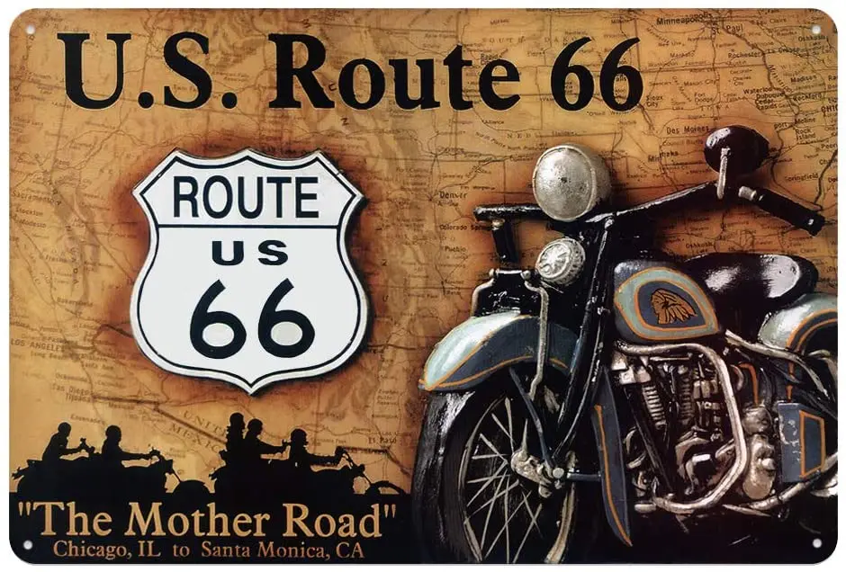 Original Retro Design Imitation Wood Tin Metal Signs Wall Art | U.S. Route 66 | Thick Tinplate Print Poster Wall Decoration
Original Retro Design Imitation Wood Tin Metal Signs Wall Art | U.S. Route 66 | Thick Tinplate Print Poster Wall Decoration