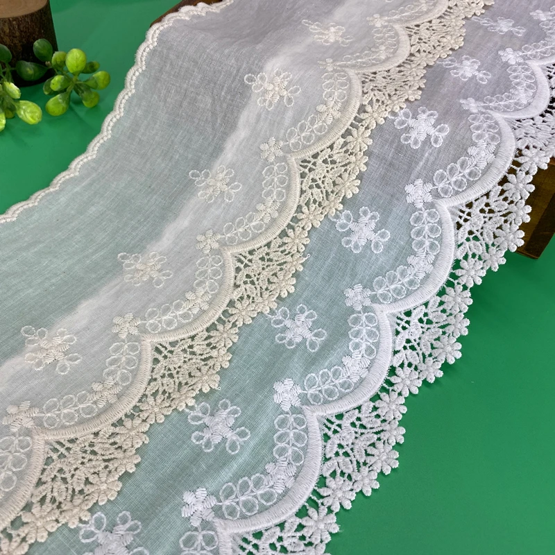 2Y-10 Размер/партия 100% хлопчатобумажная ткань, 3D кружевная граница, вышивка, ширина 14 см, занавеска для одежды, платья, аксессуары для шитья сво... 
2Y-10 Размер/партия 100% хлопчатобумажная ткань, 3D кружевная граница, вышивка, ширина 14 см, занавеска для одежды, платья, аксессуары для шитья сво...