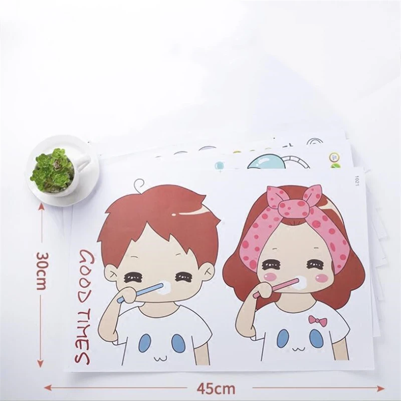 1PC GOOD TIMES Wall Sticker Brush your teeth in the morning evening For Bathroom Mirror Tile wall decoration stickers 30*45cm
1PC GOOD TIMES Wall Sticker Brush your teeth in the morning evening For Bathroom Mirror Tile wall decoration stickers 30*45cm