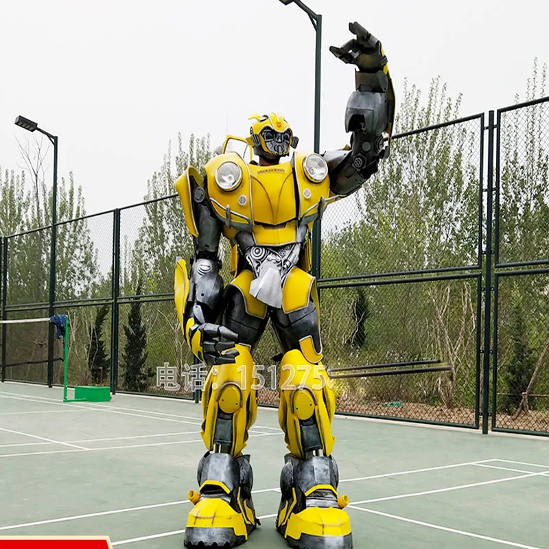 stage show event party Transformers Cosplay armors with led lights Voice changer Wearable Bumblebee Beetle Armor costume
stage show event party Transformers Cosplay armors with led lights Voice changer Wearable Bumblebee Beetle Armor costume