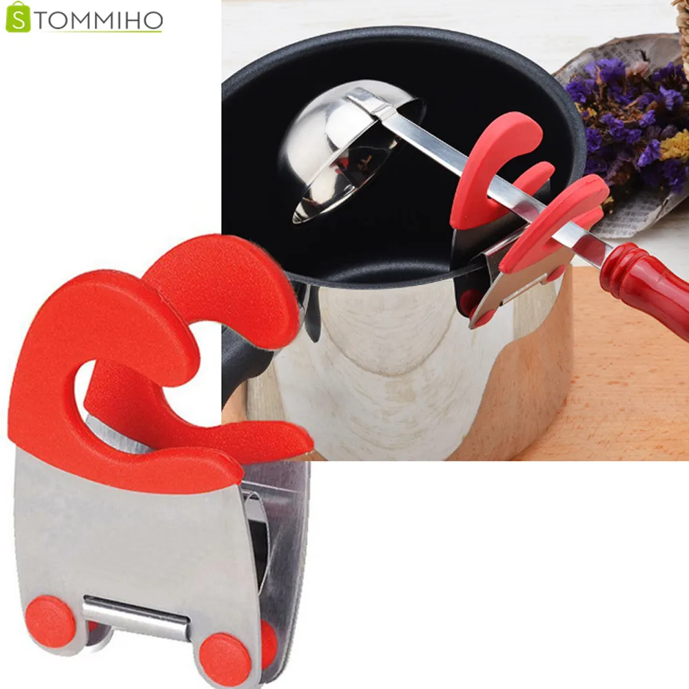 STOMMIHO Fixed Clamp Stainless Steel Pot Side Anti-scalding Spoon Holder Prevent Hot Hand Pot Side Clip Convenient Kitchen Tools
STOMMIHO Fixed Clamp Stainless Steel Pot Side Anti-scalding Spoon Holder Prevent Hot Hand Pot Side Clip Convenient Kitchen Tools