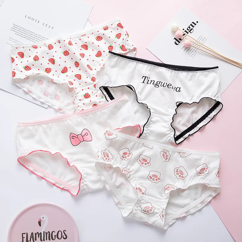Women's Panties Fashion Sexy Cute Printed Panties for Women Breathable Female Underwear Cartoon Cute Girl Panties New 2021
Women's Panties Fashion Sexy Cute Printed Panties for Women Breathable Female Underwear Cartoon Cute Girl Panties New 2021