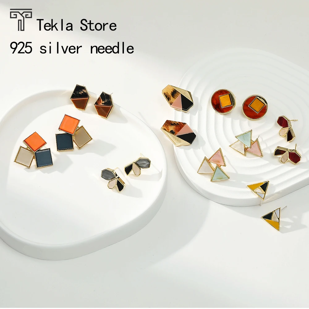 Tekla Store Stud Earrings Acrylic Stitching Geometric Handmade Dripping Glaze Red Heart Design Jewelry Earrings For Women 2021
Tekla Store Stud Earrings Acrylic Stitching Geometric Handmade Dripping Glaze Red Heart Design Jewelry Earrings For Women 2021